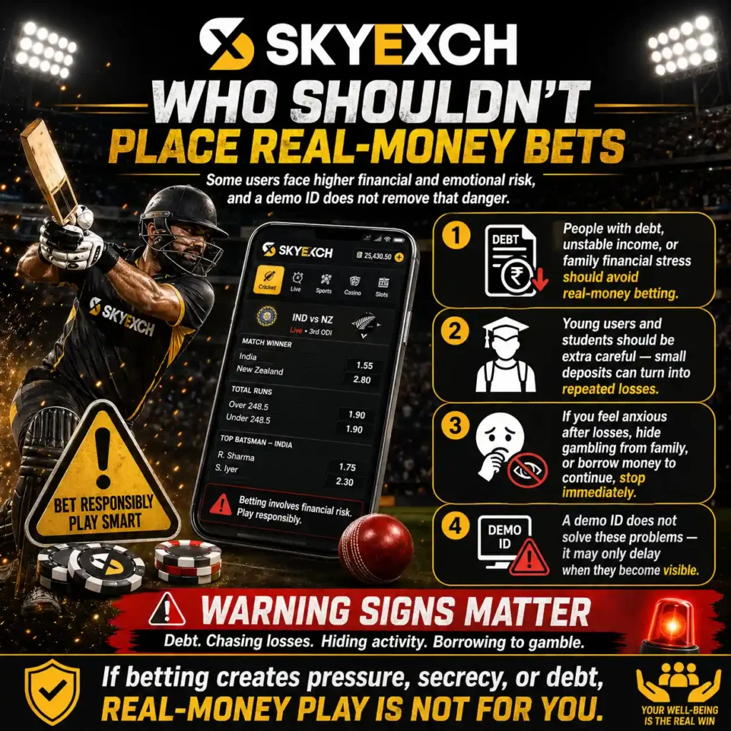 Who Shouldn't Place Real-Money Bets