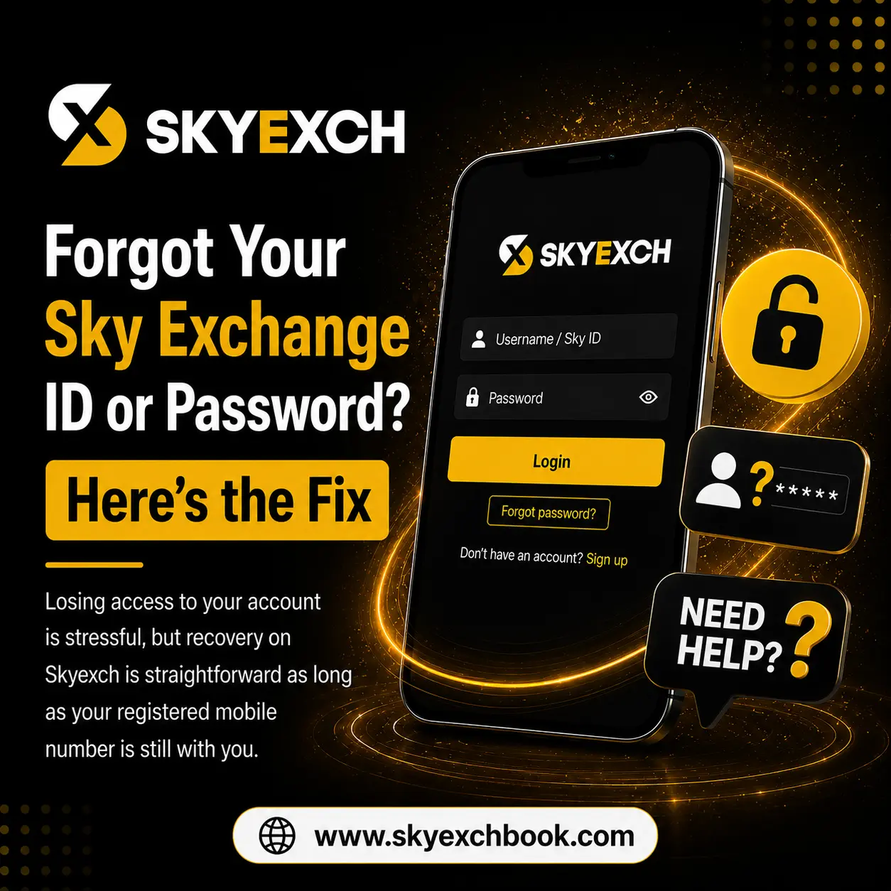 Forgot Your Sky Exchange ID or Password? Here's the Fix