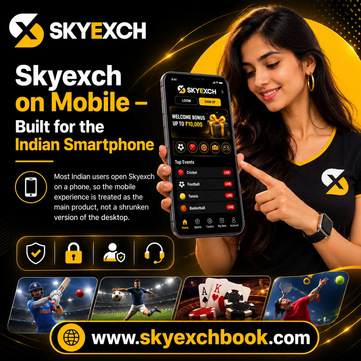 Skyexch on Mobile — Built for the Indian Smartphone