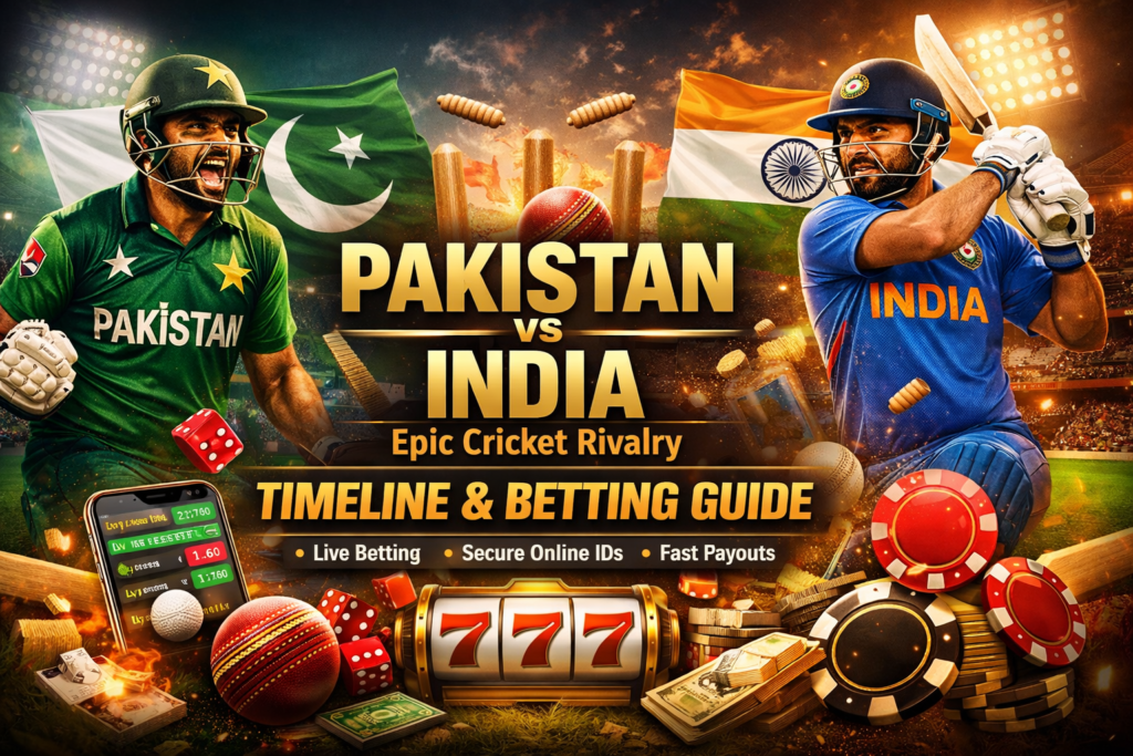 Pakistan National Cricket Team vs India National Cricket Team Timeline