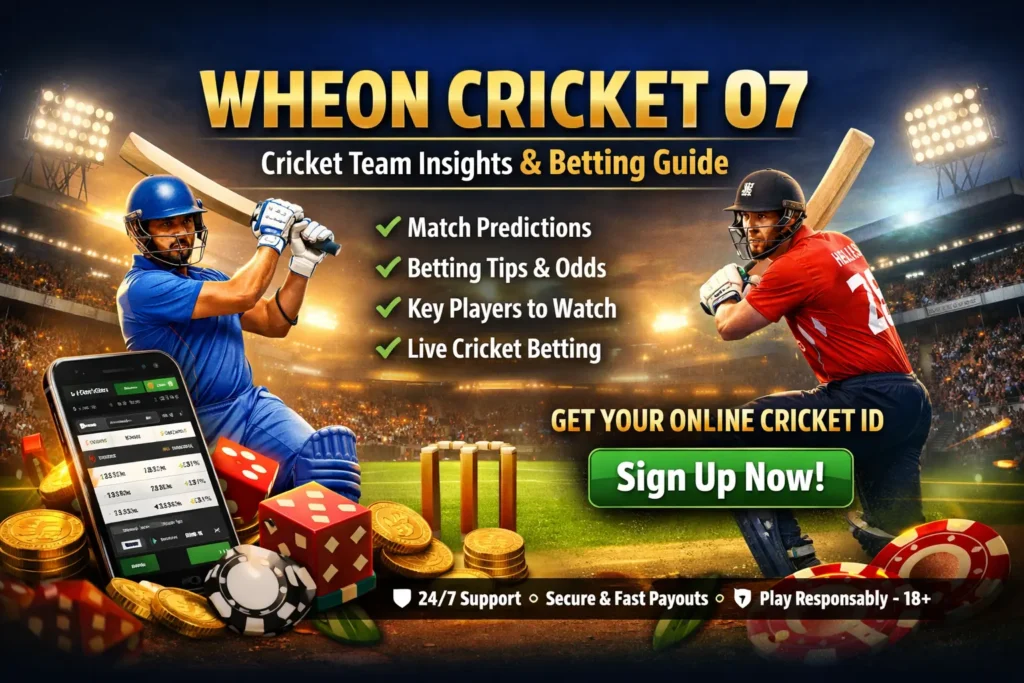 Wheon Cricket 07: Smart Cricket Team Insights & Online Cricket Betting Guide