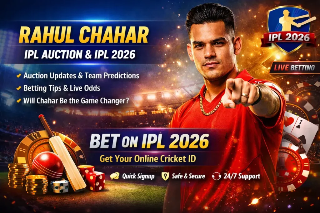 Rahul Chahar IPL Auction: Why IPL 2026 Is a Big Moment for Bettors