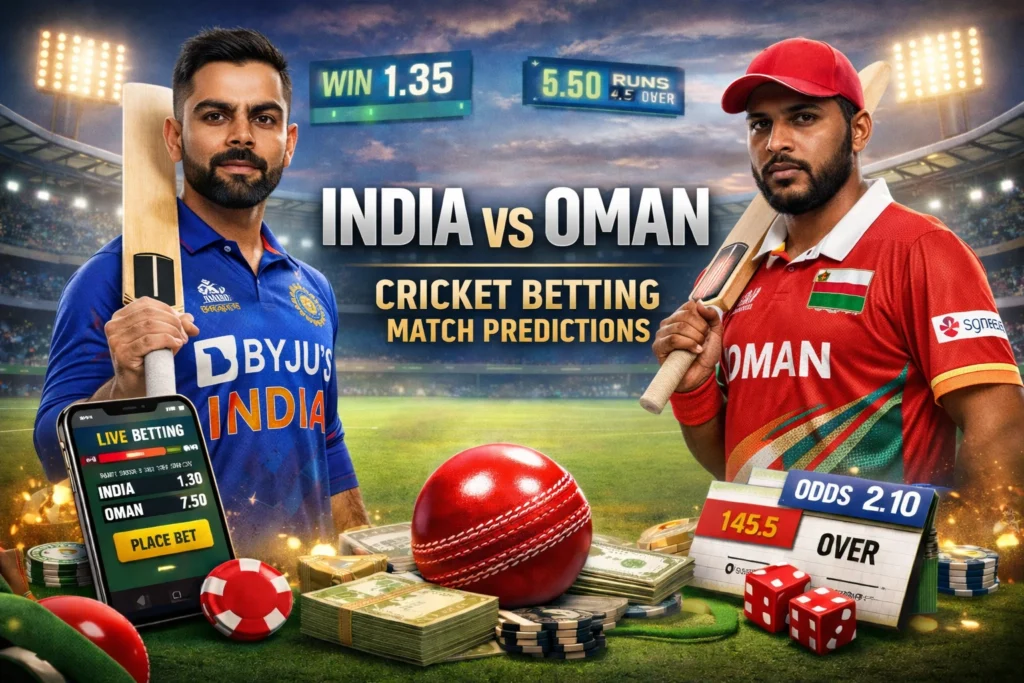 India vs Oman Match Predictions for Cricket Betting