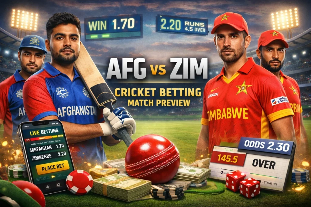 AFG vs ZIM Match Preview for Cricket Betting