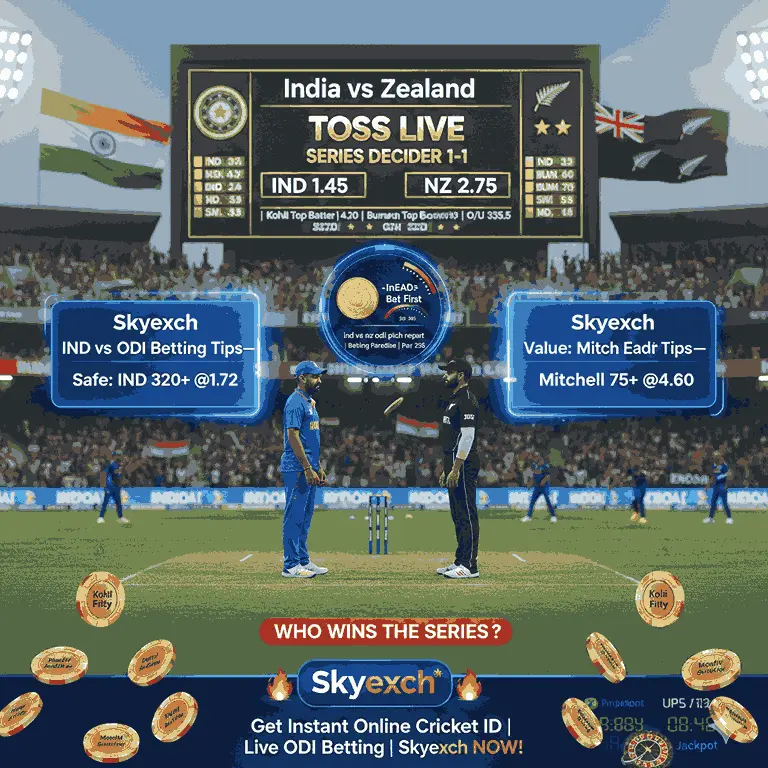 India vs New Zealand 3rd ODI Live Score, Toss Update & Match Preview