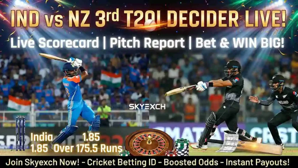 India vs New Zealand 3rd T20I