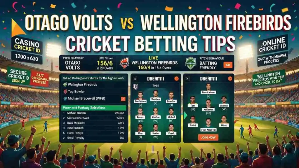 Otago Volts vs Wellington Firebirds