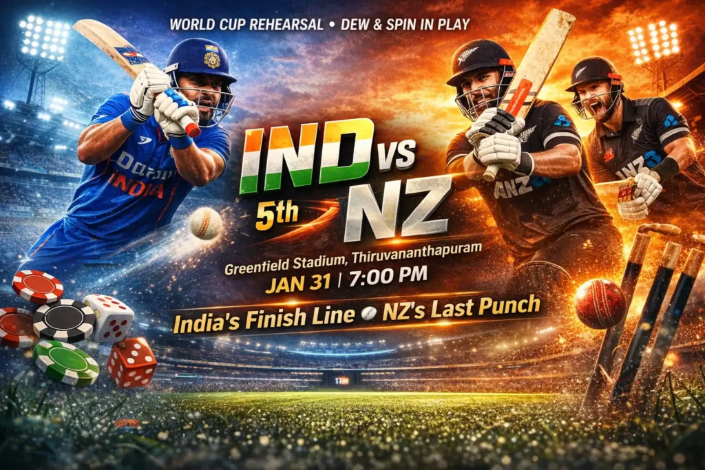 IND vs NZ 5th T20I: India’s finish-line test in Thiruvananthapuram after the Vizag jolt