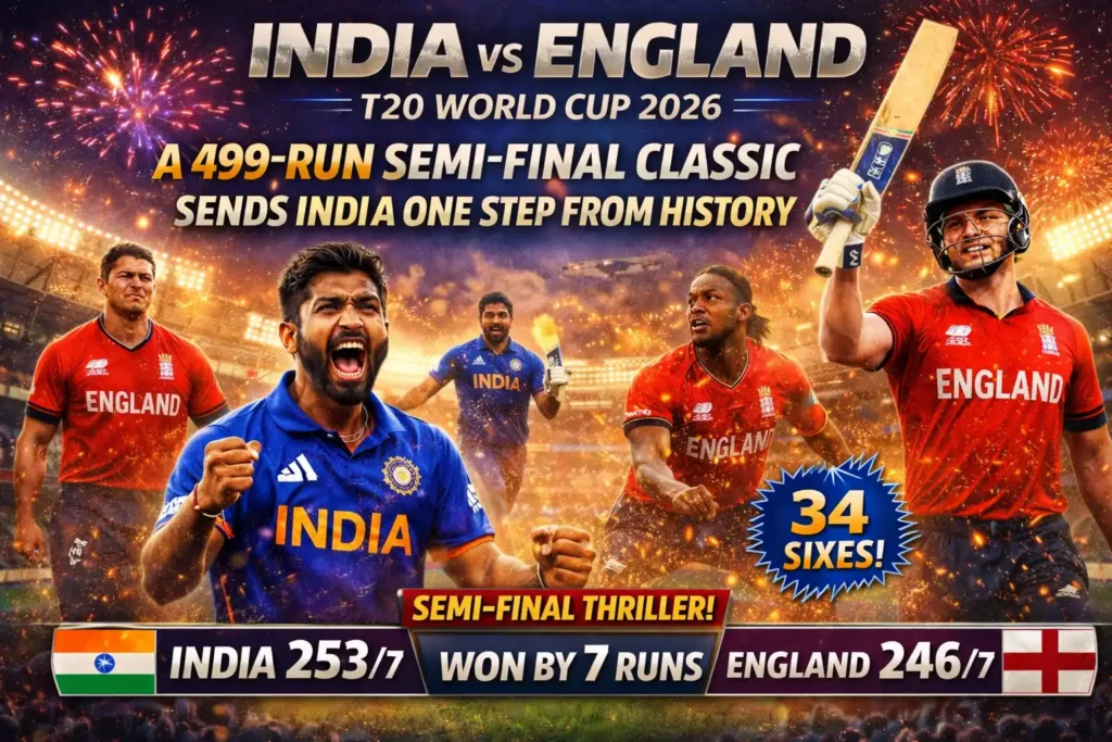 A 499-Run Semi-Final Classic Sends India One Step from History