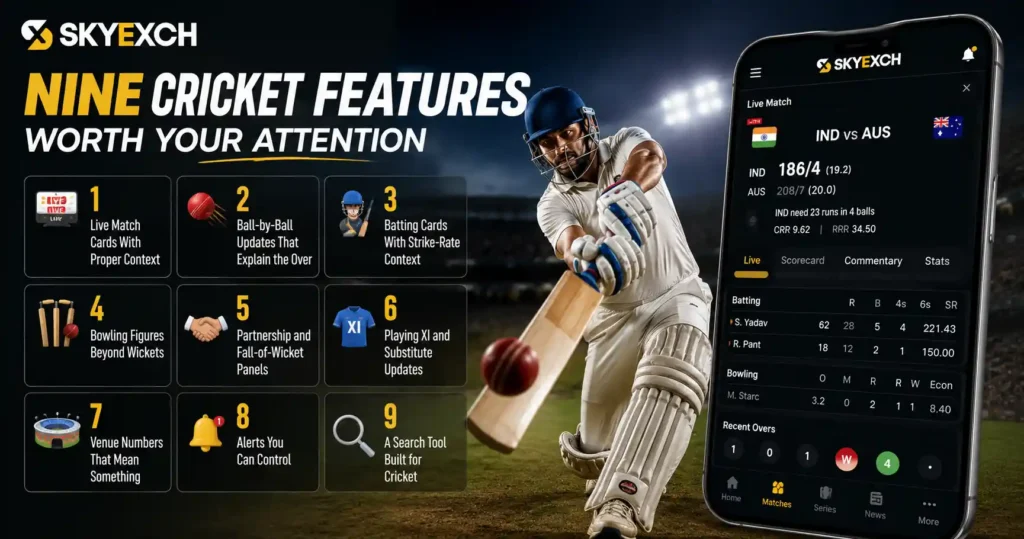 Sky Exchange, SkyExch, Sky Exchange login, Sky Exchange app, cricket updates, live cricket scores, cricket match stats, cricket exchange, cricket app India, IPL match updates